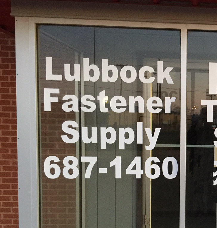 Lubbock Fastener Supply | 703 Slaton Rd, Lubbock, TX 79404, USA | Phone: (806) 687-1460