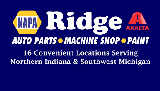 Ridge NAPA Auto Parts and Paint | 25 Pine Lake Ave, La Porte, IN 46350, USA | Phone: (219) 326-1215