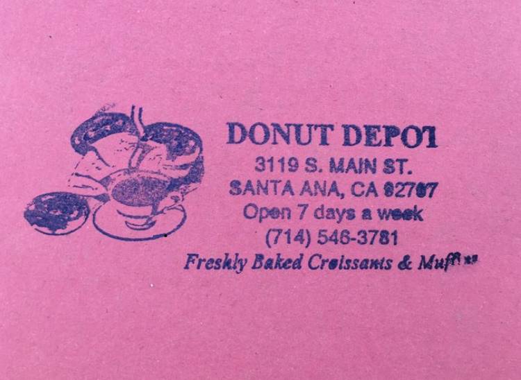 Donut Depot | 3119 S Main St, Santa Ana, CA 92707, USA | Phone: (714) 546-3781