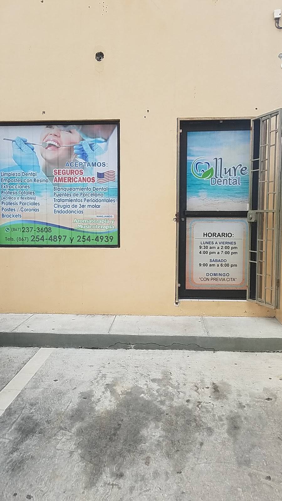 Allure Dental | Av. Jesús Carranza 908, Sector Centro, 88000 Nuevo Laredo, Tamps., Mexico | Phone: 867 254 4897