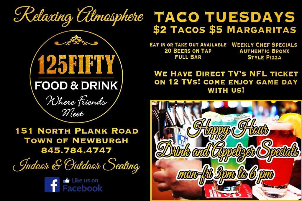 125FIFTY | 151 N Plank Rd, Newburgh, NY 12550, USA | Phone: (845) 784-4747