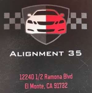 Alignment 35 | 12240 1/2 Ramona Blvd, El Monte, CA 91732 | Phone: (626) 542-3638