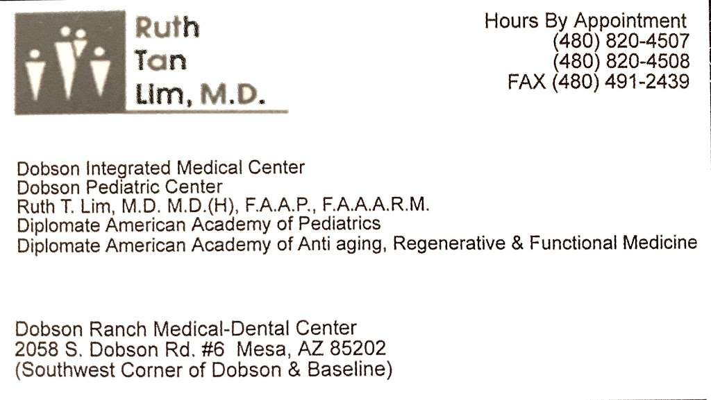 Dobson Ranch Medical-Dental Center | 2058 S Dobson Rd Suite 6, Mesa, AZ 85202, USA | Phone: (480) 820-4507