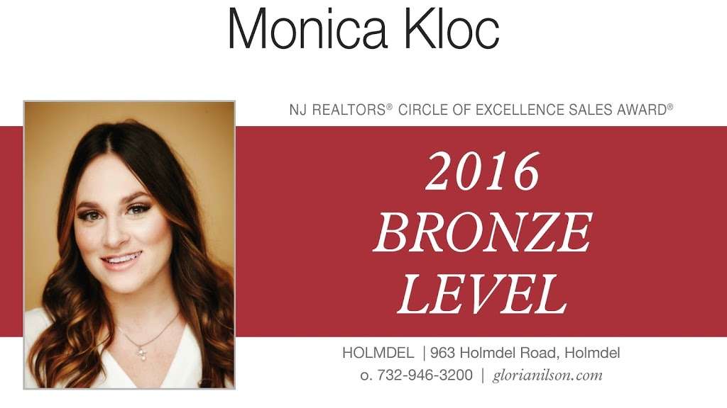Monica Kloc | 963 Holmdel Rd Holmdel NJ 07733, Holmdel, NJ 07733, USA | Phone: (732) 895-9135