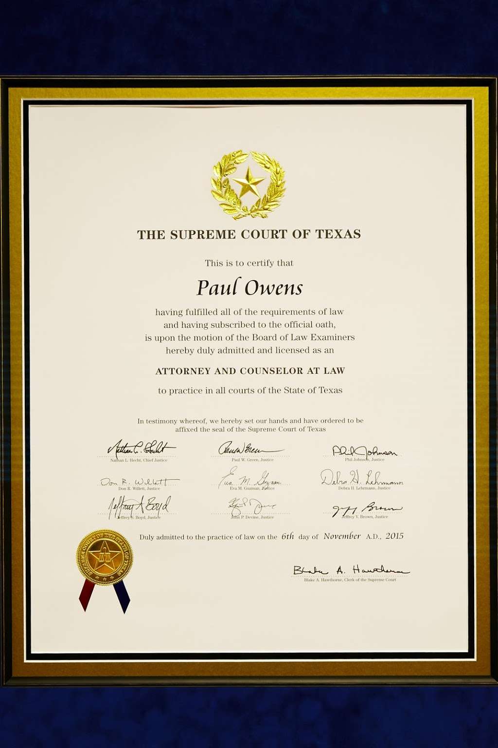 The Owens Law Firm | 14237 Old Bandera Rd, Helotes, TX 78023 | Phone: (210) 695-5110