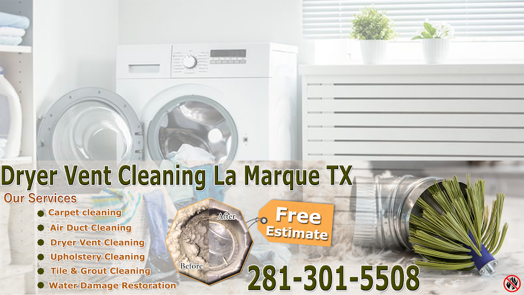 Dryer Vent Cleaning La Marque TX | 4200 Gulf Fwy, La Marque, TX 77568, USA | Phone: (281) 301-5508