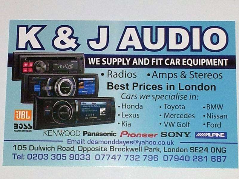 K & J Audio | 105 Dulwich Rd, Herne Hill, London SE24 0NG, UK | Phone: 020 3583 5602