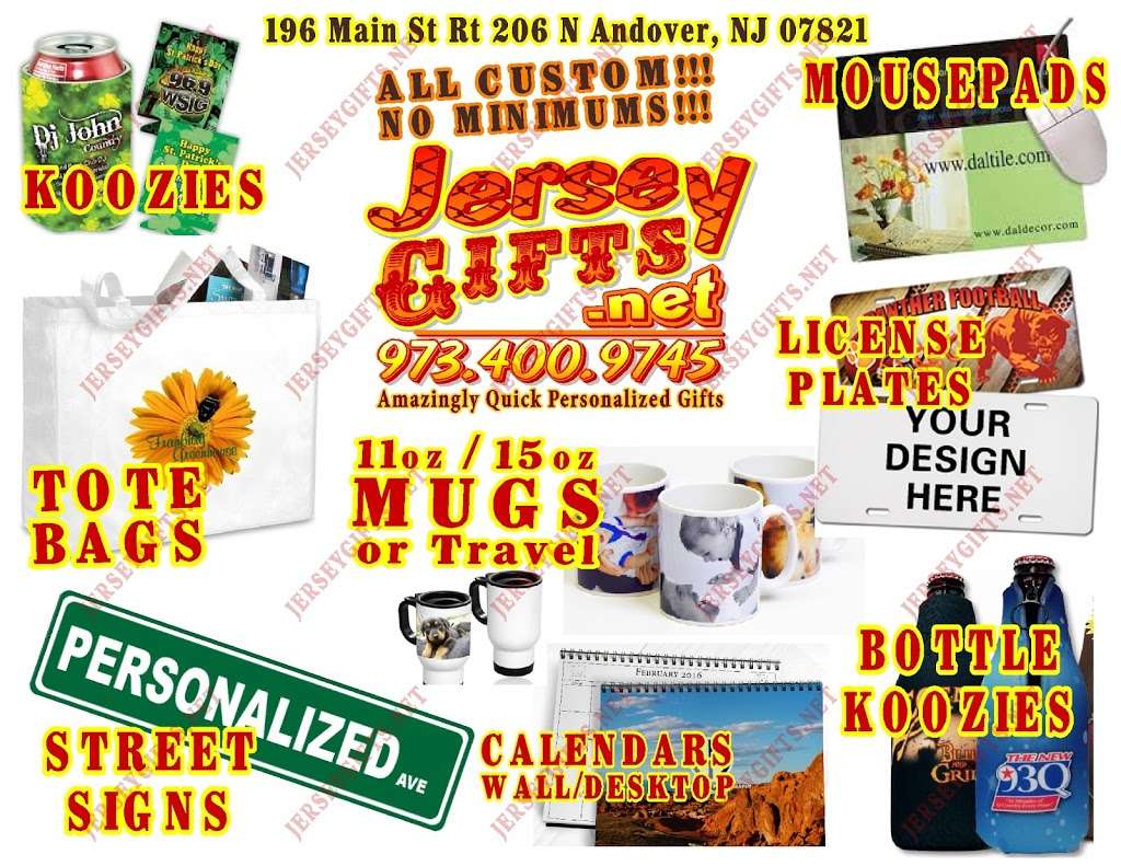 Jersey Signs & Promotional Products | 196 Main St, Andover, NJ 07821 | Phone: (973) 400-9745