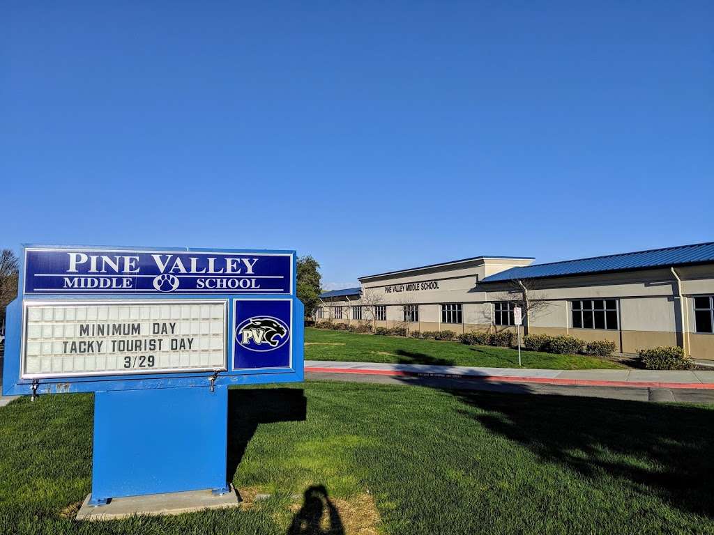 Pine Valley Middle School (PVMS) | 3000 Pine Valley Rd, San Ramon, CA 94583, USA | Phone: (925) 479-7700