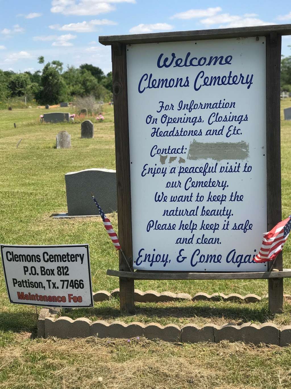 Clemons Cemetery | Muske Ln, Pattison, TX 77423