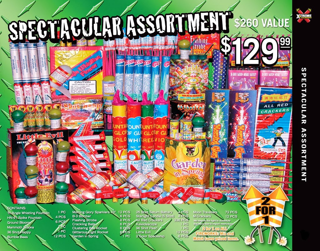 Xtreme Fireworks | 2720 W 5 Mile Rd, Caledonia, WI 53108, USA | Phone: (262) 835-2227