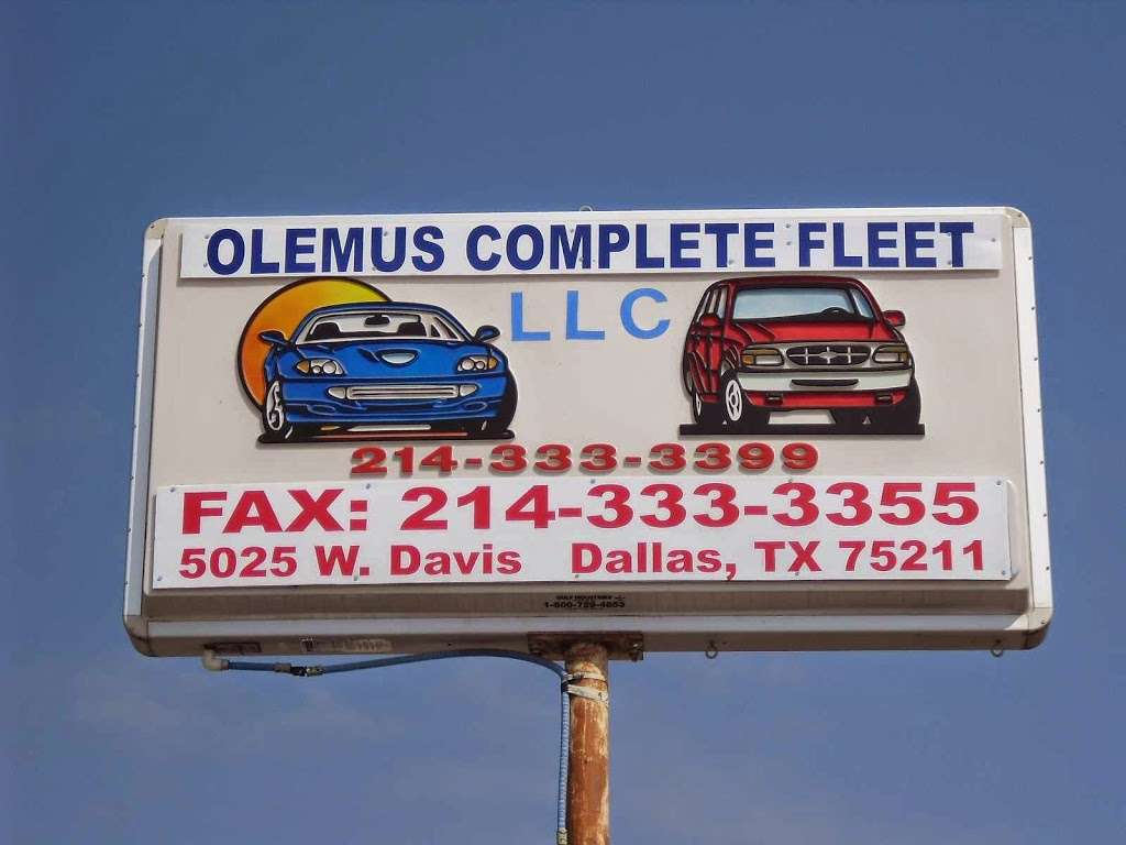 Olemus Complete Fleet | 5025 W Davis St, Dallas, TX 75211, USA | Phone: (214) 333-3399