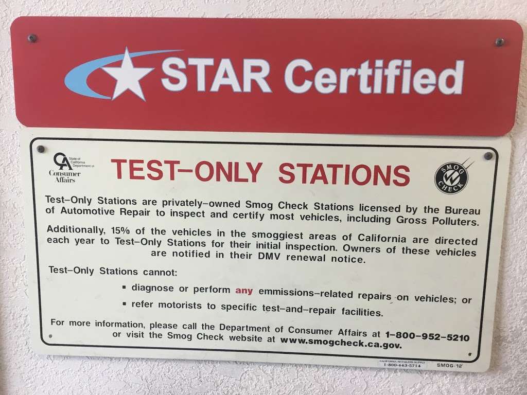 Auto Smog | 5780 Miramar Rd, San Diego, CA 92121, USA | Phone: (858) 546-1933