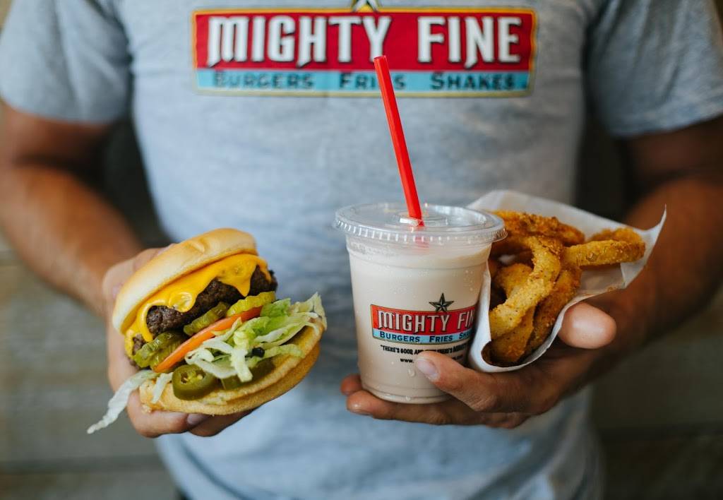 Mighty Fine Burgers, Fries and Shakes | 5601 Brodie Ln #1300, Sunset Valley, TX 78745, USA | Phone: (512) 735-2800