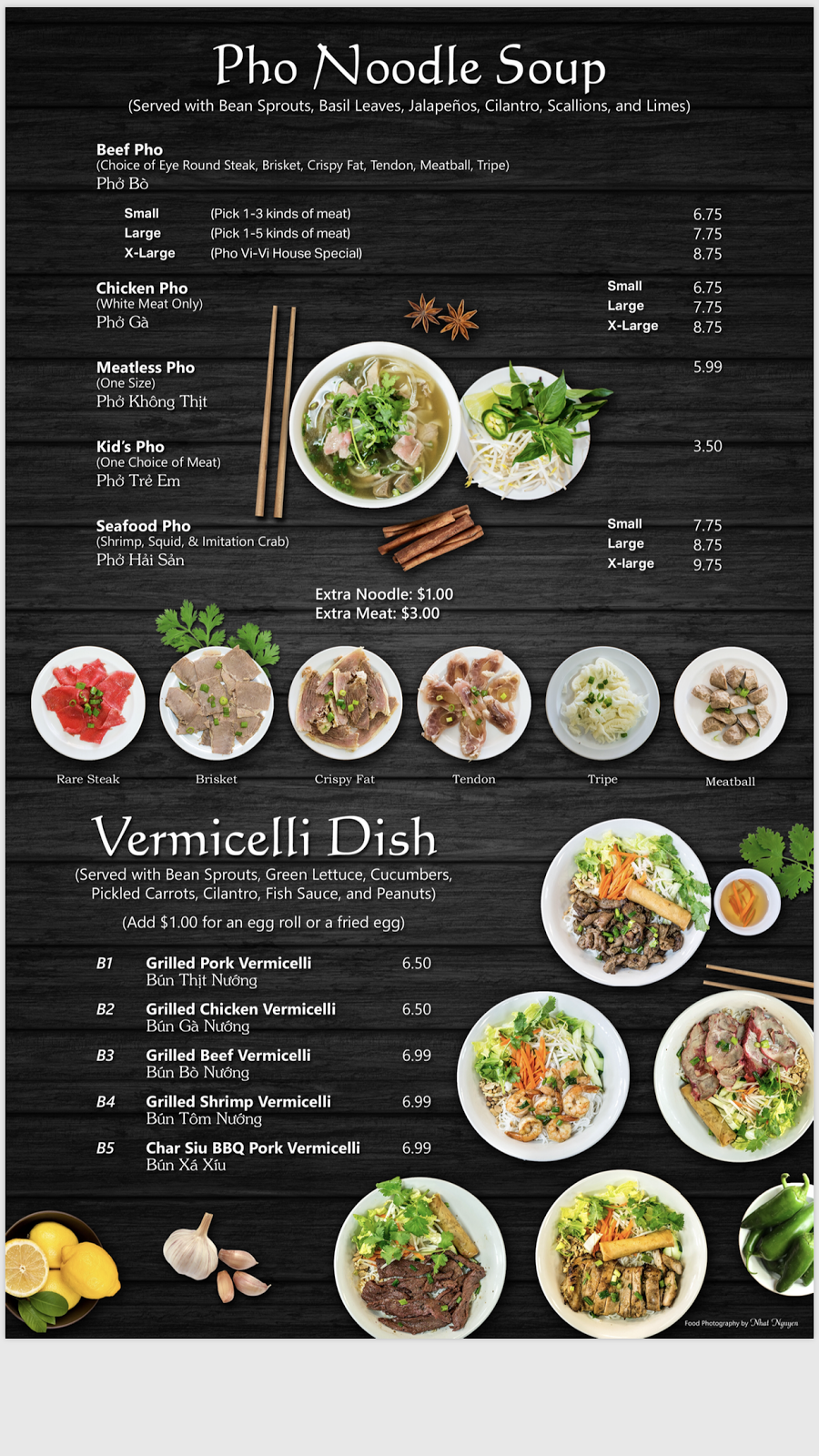 Pho Vi-Vi Pasadena | 7127 Spencer Hwy #120, Pasadena, TX 77505 | Phone: (832) 429-3646