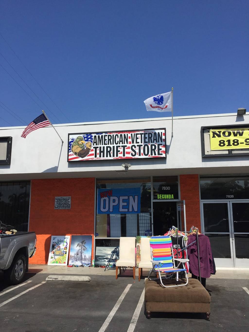 American Veteran Thrift Store | 7830 Balboa Blvd, Van Nuys, CA 91406, USA | Phone: (818) 912-5423