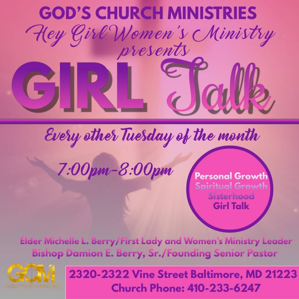 GOD’S CHURCH MINISTRIES | 2320-22 Vine St, Baltimore, MD 21223, USA | Phone: (410) 233-6247