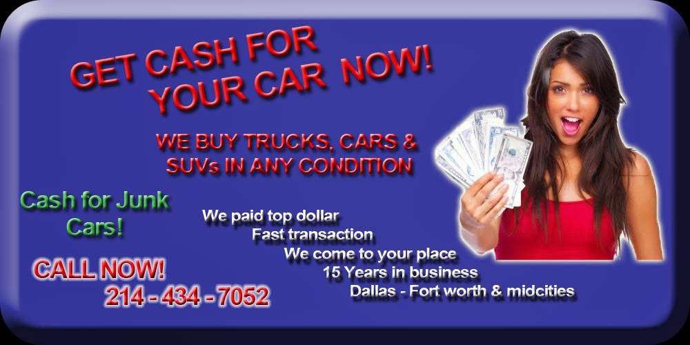 cash for cars | 4315 S Peachtree Rd, Balch Springs, TX 75180 | Phone: (731) 414-3227
