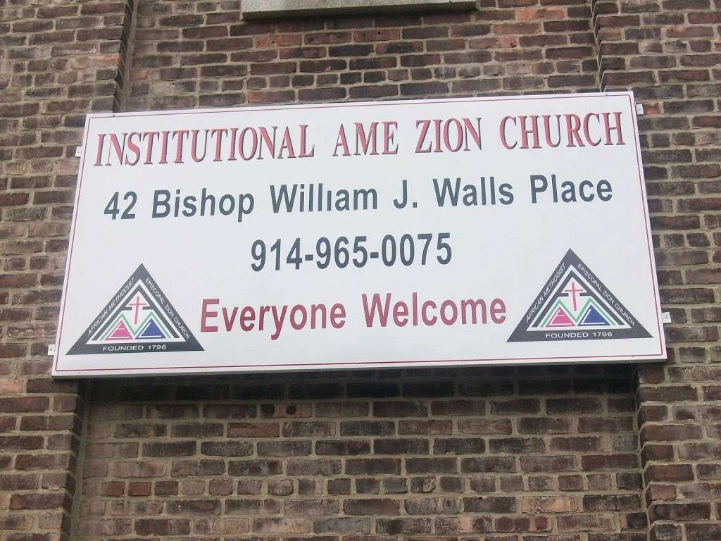 Institutional AME Zion Church | 42 Bishop William J Walls Pl, Yonkers, NY 10701, USA | Phone: (914) 965-0075