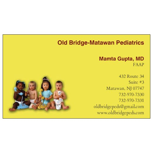 Old Bridge Matawan Pediatrics - Mamta Gupta MD | 432 NJ-34 Suite #3, Matawan, NJ 07747 | Phone: (732) 970-7330