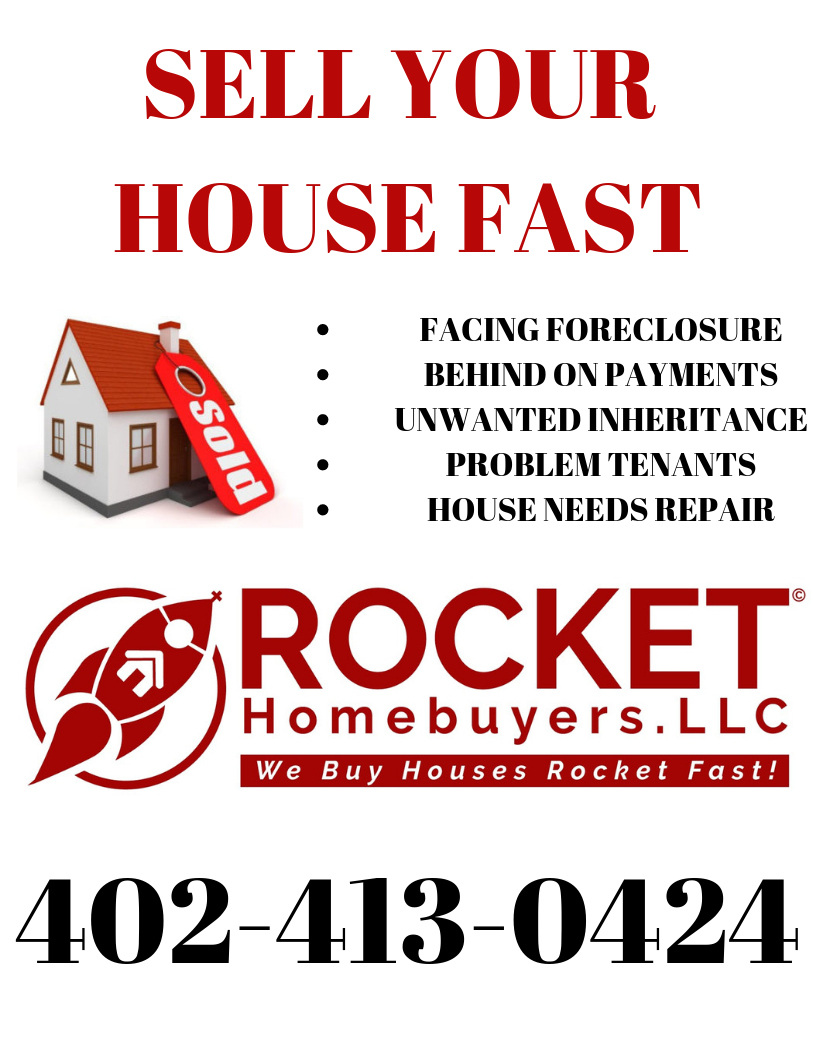 Rocket Homebuyers, LLC | 2834 S Folsom St #4, Lincoln, NE 68522, USA | Phone: (402) 413-0424