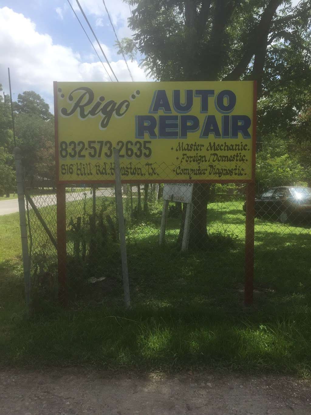 Rigo Auto Repair | 816 Hill Rd, Houston, TX 77037, USA | Phone: (832) 573-2635