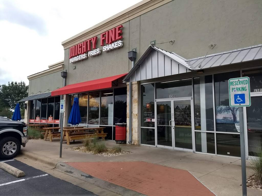 Mighty Fine Burgers, Fries and Shakes | 5601 Brodie Ln #1300, Sunset Valley, TX 78745, USA | Phone: (512) 735-2800