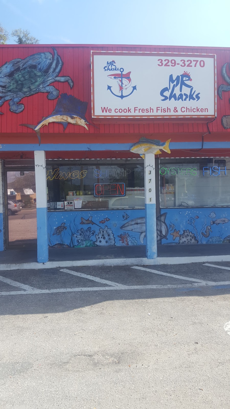 Mr. Sharks Seafood & Chicken | 4224 Blanding Blvd, Jacksonville, FL 32210 | Phone: (904) 329-3270