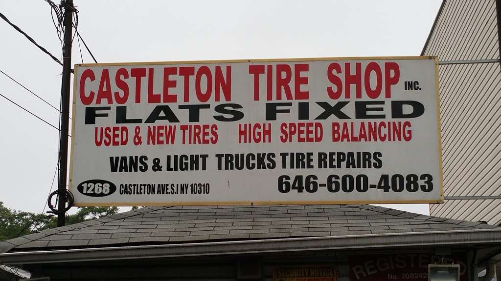 Castleton Tire Shop | 1268 Castleton Ave, Staten Island, NY 10310, USA