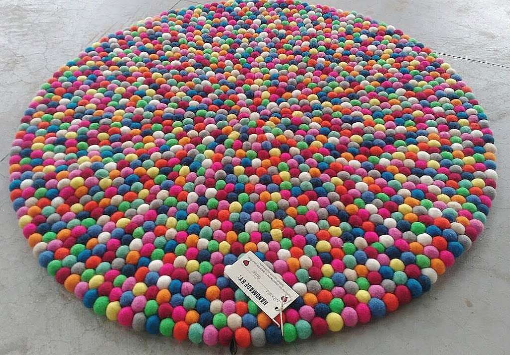 Felt Ball Rug USA | 3435 Sainte Mere Eglise Ln, Spring, TX 77388, USA | Phone: (832) 496-1376