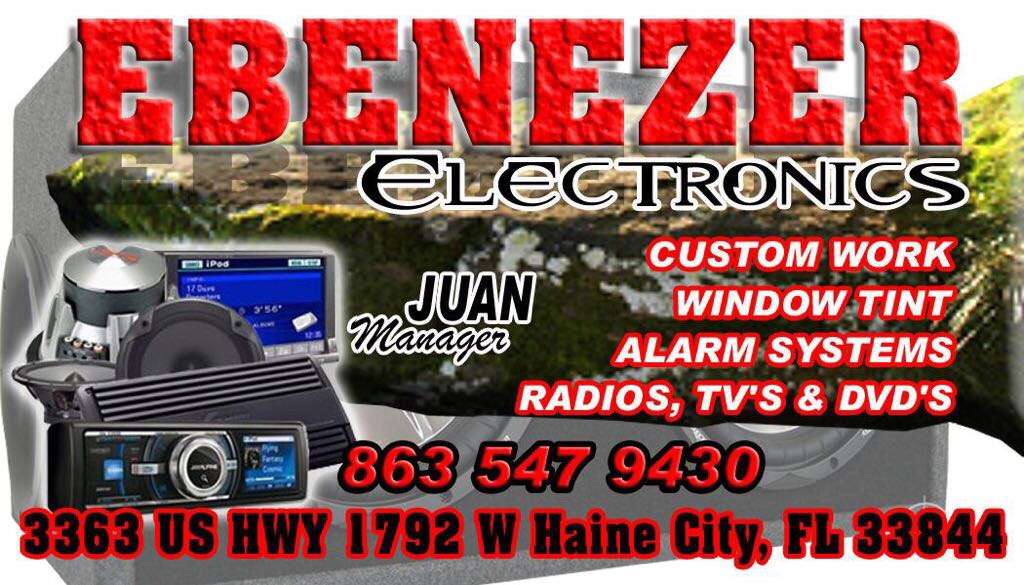 Ebenezer Electronics | 3363 US HWY 1792 W, Haines City, FL 33844, USA | Phone: (863) 547-9430