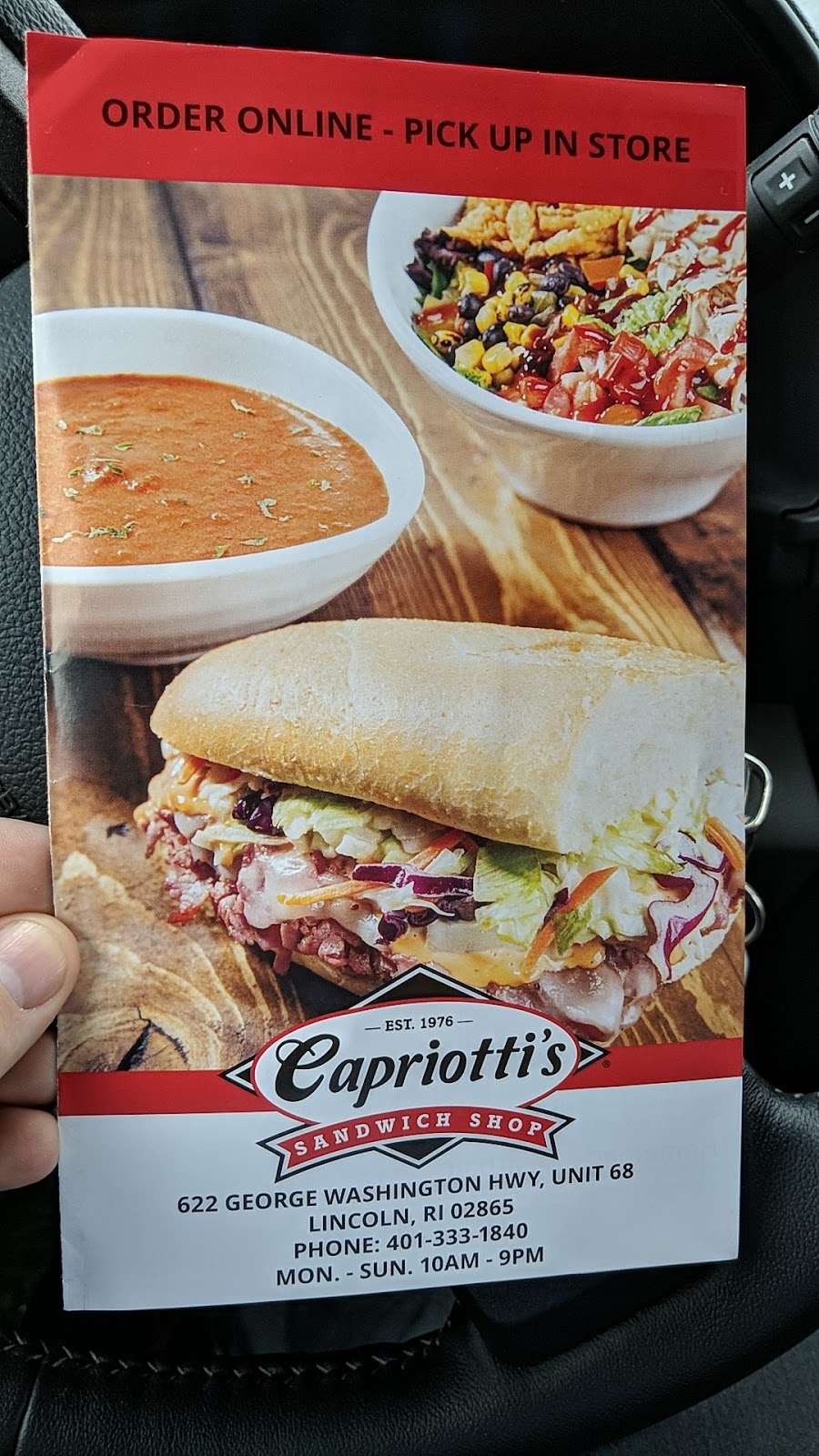 Capriottis Sandwich Shop | 622 George Washington Hwy Unit 68, Lincoln, RI 02865, USA | Phone: (401) 333-1840