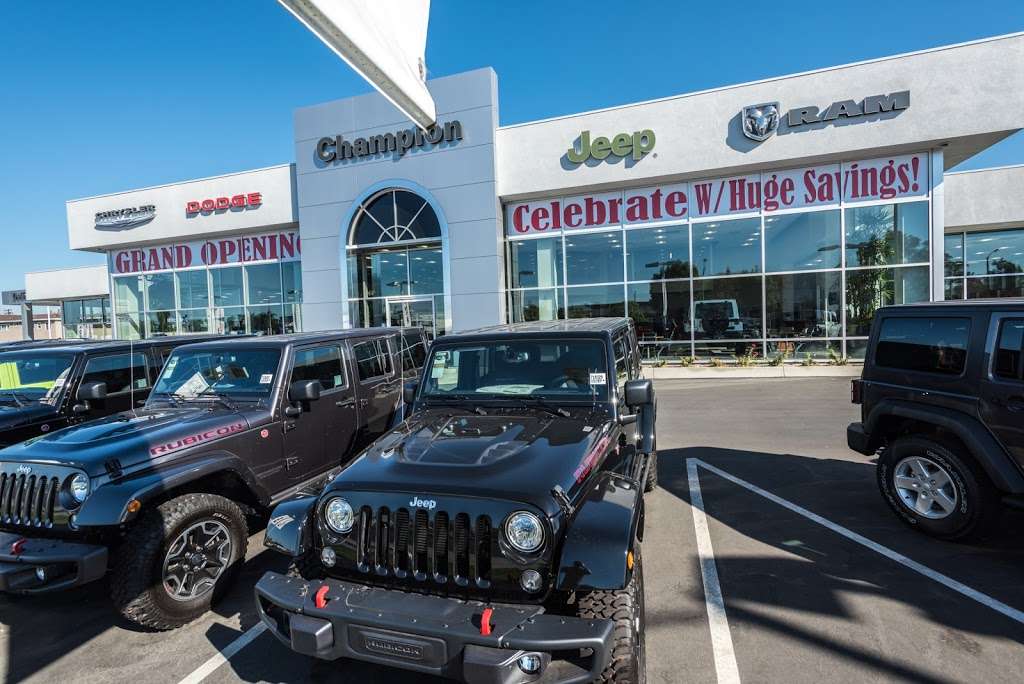 Champion Chrysler Jeep Dodge RAM FIAT | 9655 Firestone Blvd, Downey, CA 90241, USA | Phone: (562) 291-6084