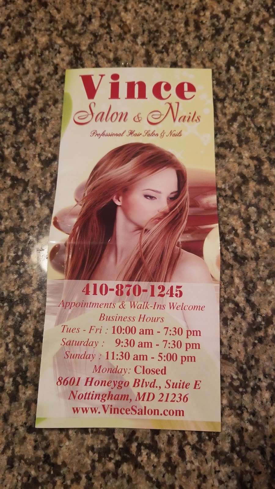 Vince Salon & Nails | 8601 Honeygo Blvd, Nottingham, MD 21236 | Phone: (410) 870-1245