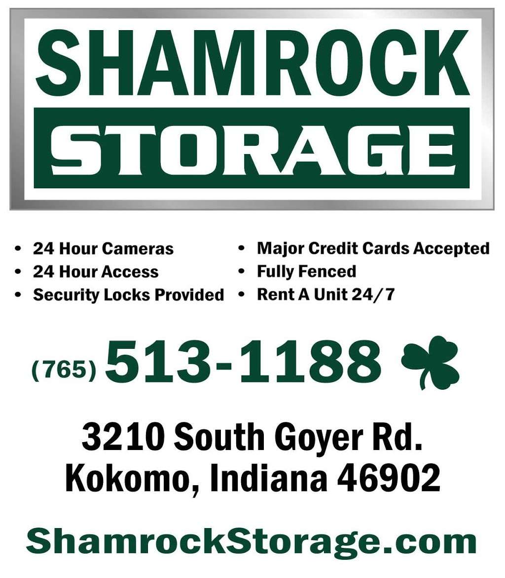 Shamrock Storage | 3210 S Goyer Rd, Kokomo, IN 46902 | Phone: (765) 513-1188