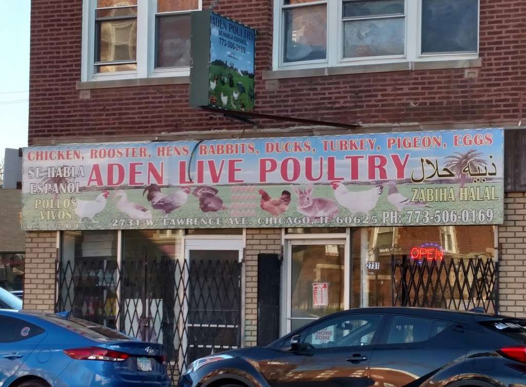 Aden Live Poultry | 2731 W Lawrence Ave # 1, Chicago, IL 60625, USA | Phone: (773) 506-0169