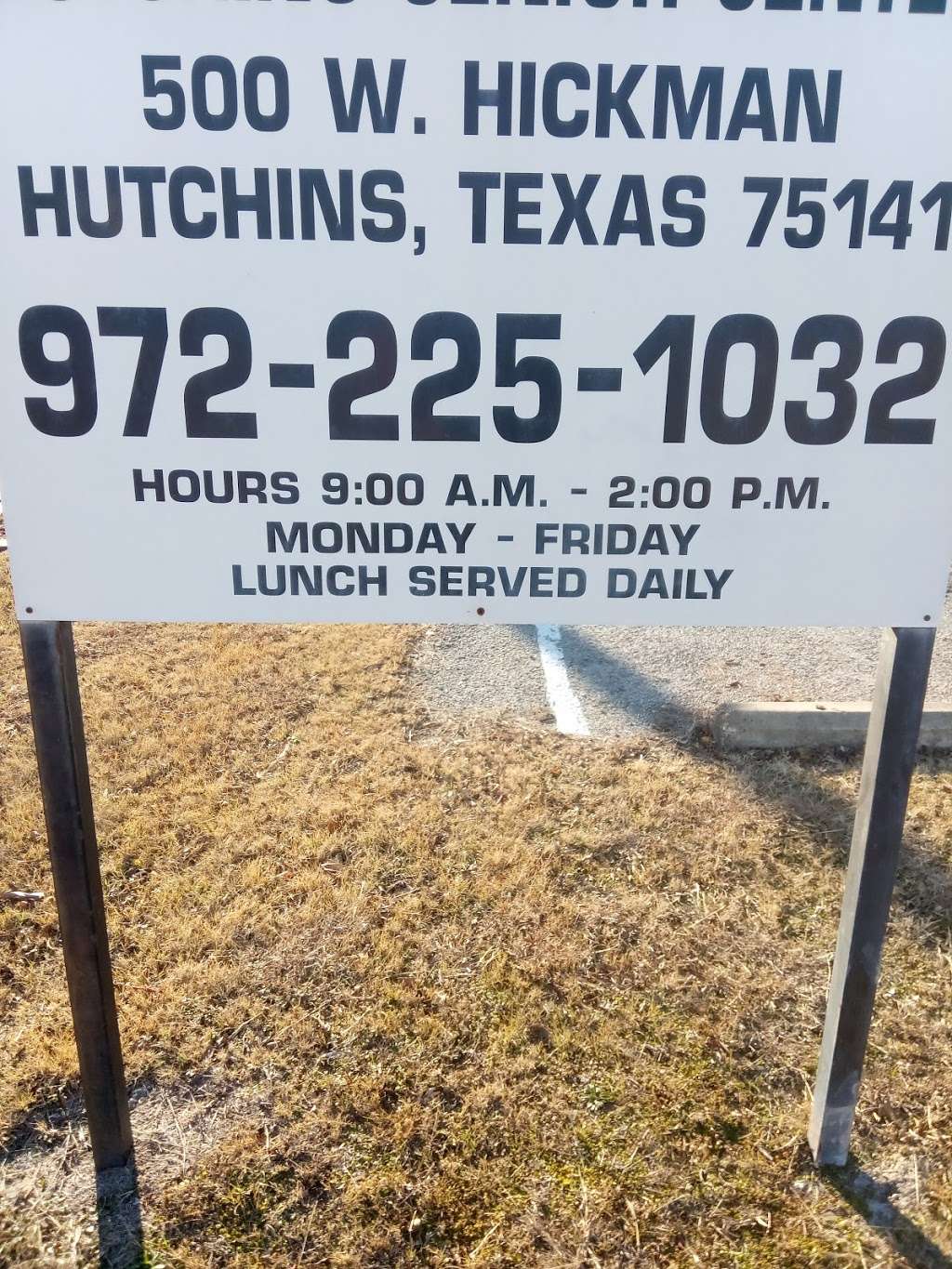 Hutchins Senior Center | 500 W Hickman St, Hutchins, TX 75141, USA