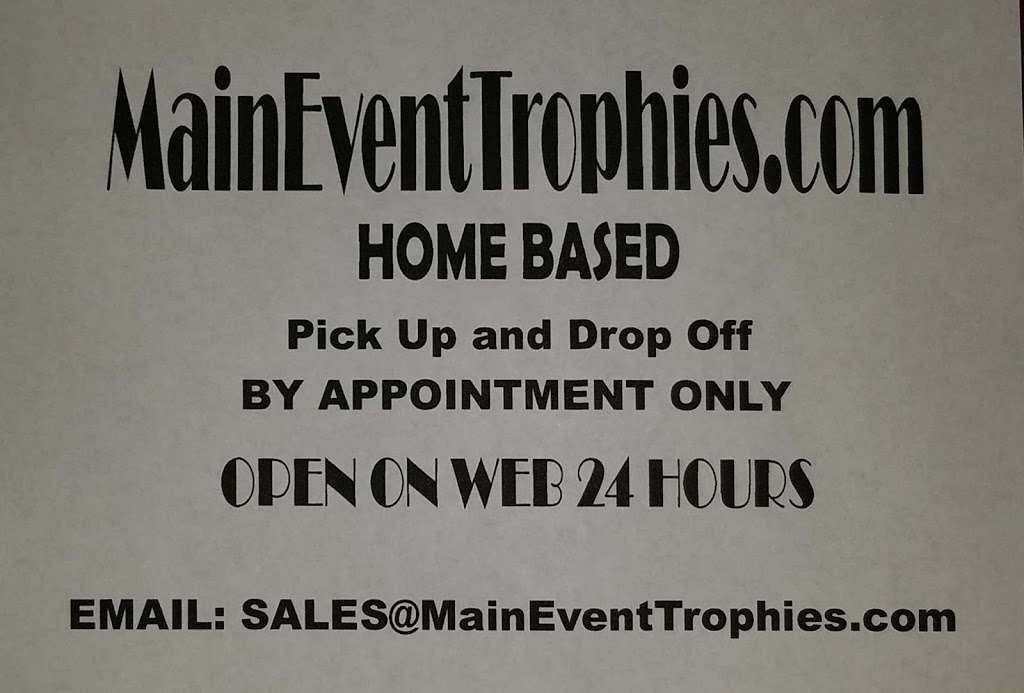 MainEventTrophies.com | 1672 Wheyfield Dr, Frederick, MD 21701, USA | Phone: (301) 263-5785