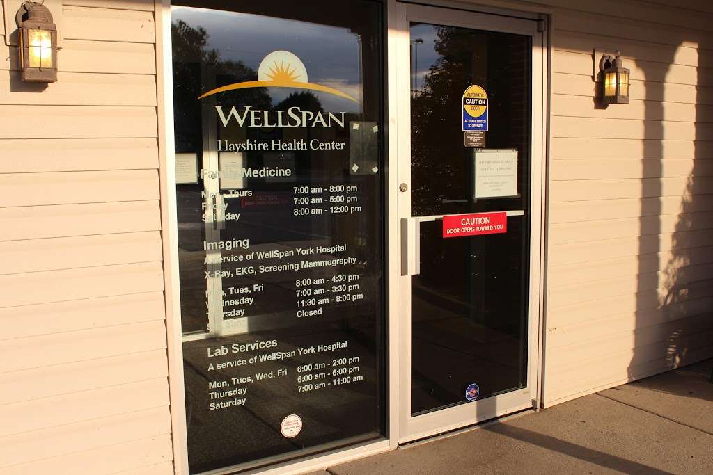 WellSpan Family Medicine - Hayshire | 2775 N George St, York, PA 17406, USA | Phone: (717) 812-7300