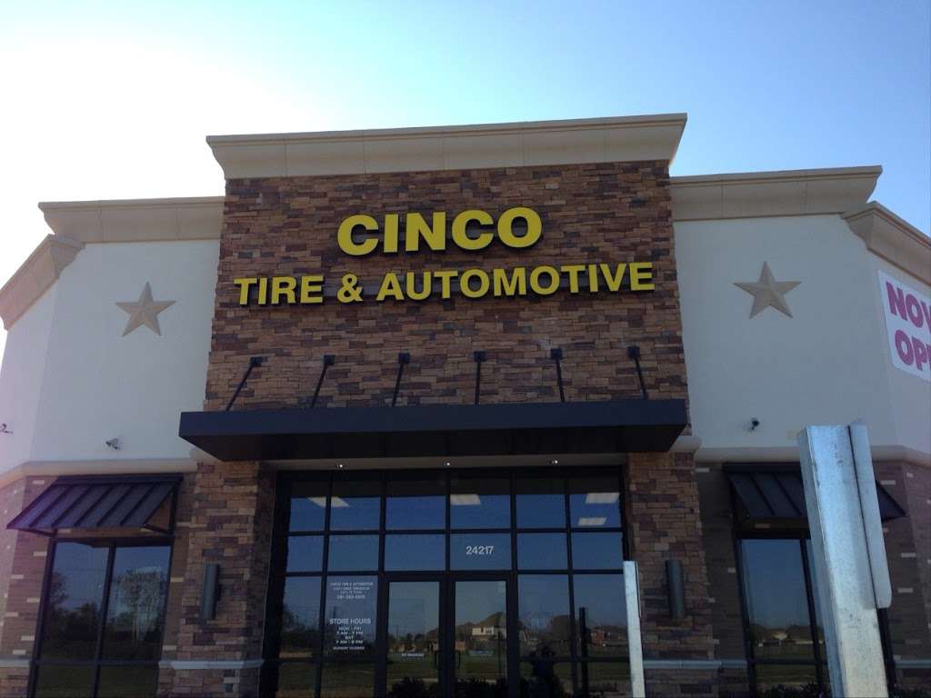 Cinco Tire & Automotive | 24217 Cinco Terrace Dr, Katy, TX 77494, USA | Phone: (281) 392-4900