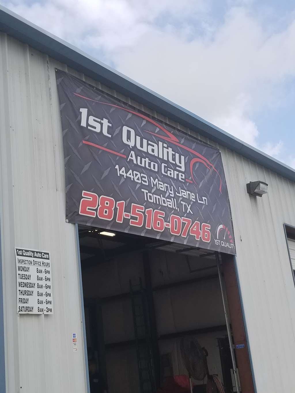 1st Quality Auto Care | 14403 Mary Jane Ln, Tomball, TX 77377, USA | Phone: (281) 516-0746