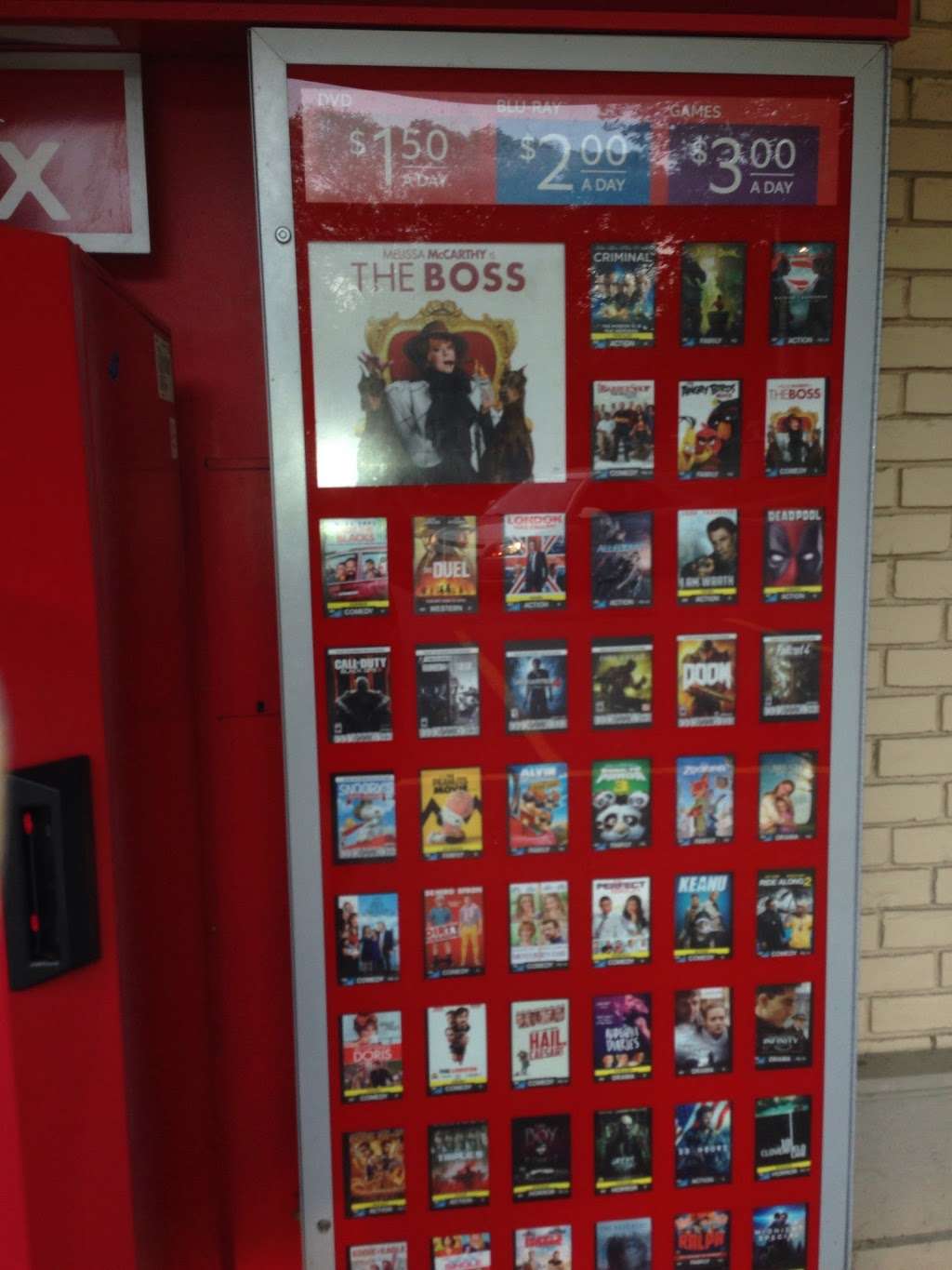 Redbox | 405 Blooming Grove Turnpike, New Windsor, NY 12553 | Phone: (866) 733-2693