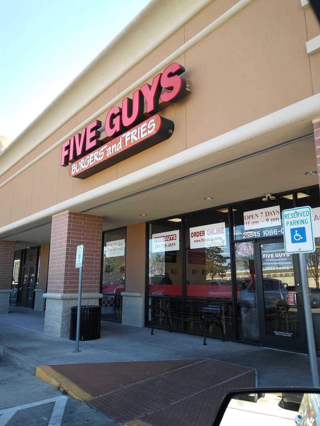 Five Guys | 25845 US-290 C, Cypress, TX 77429, USA | Phone: (281) 758-4855