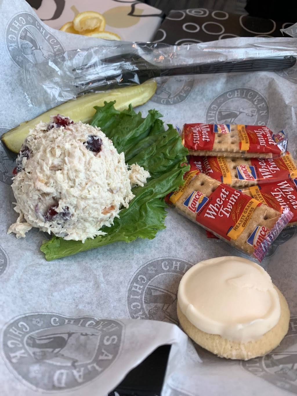 Chicken Salad Chick | Vineland Pointe, 11587 Regency Village Dr, Orlando, FL 32821, USA | Phone: (407) 537-5476