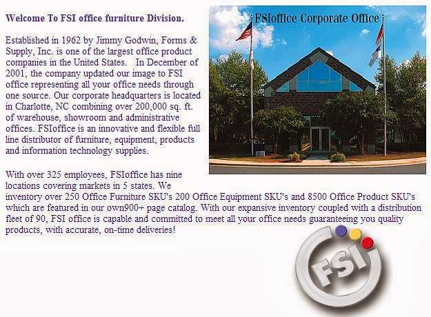 FSI office furniture | 6410 Orr Rd, Charlotte, NC 28213, USA | Phone: (704) 598-8971