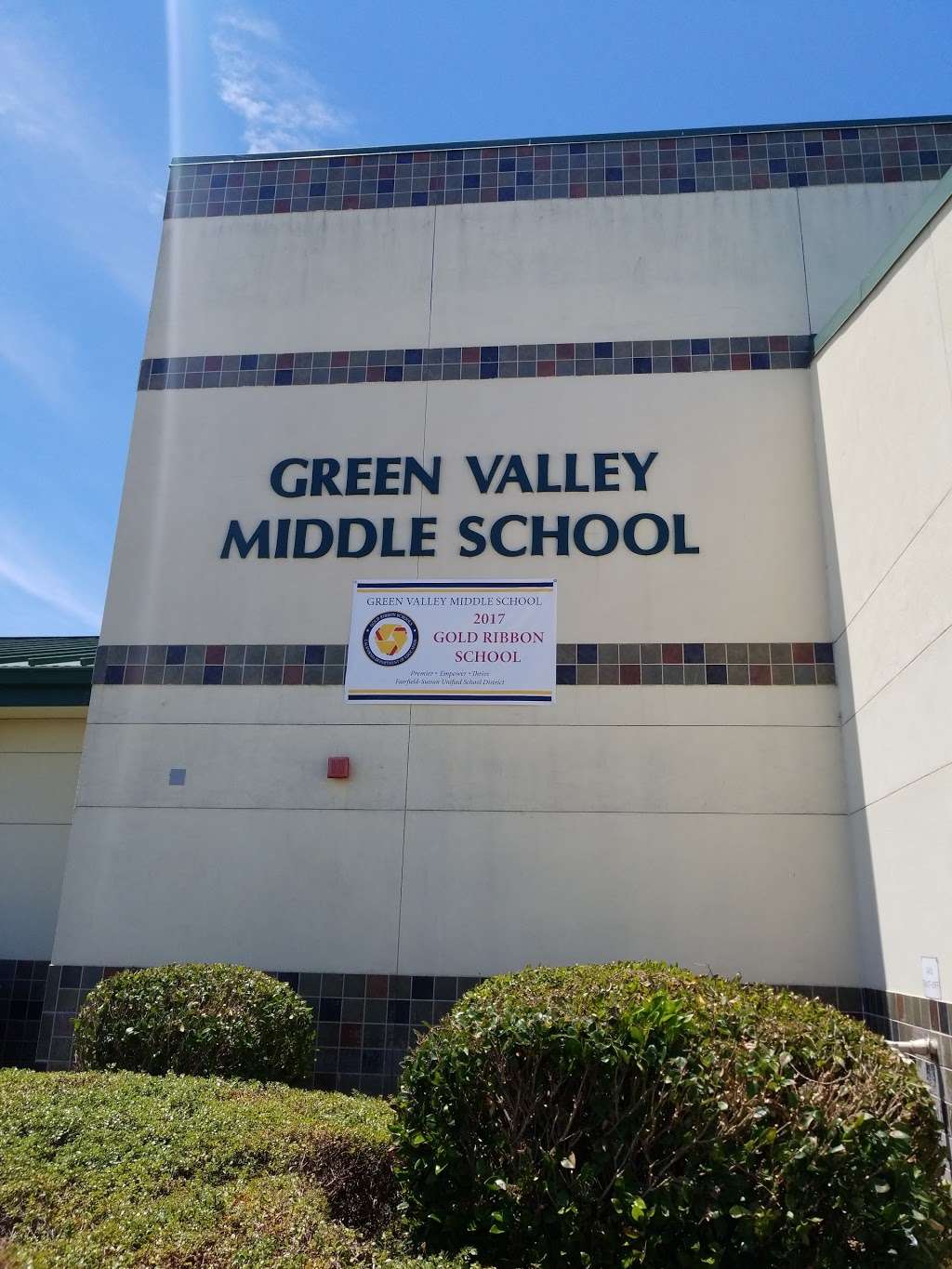 Green Valley Middle School | 1350 Gold Hill Rd, Fairfield, CA 94534, USA | Phone: (707) 646-7000