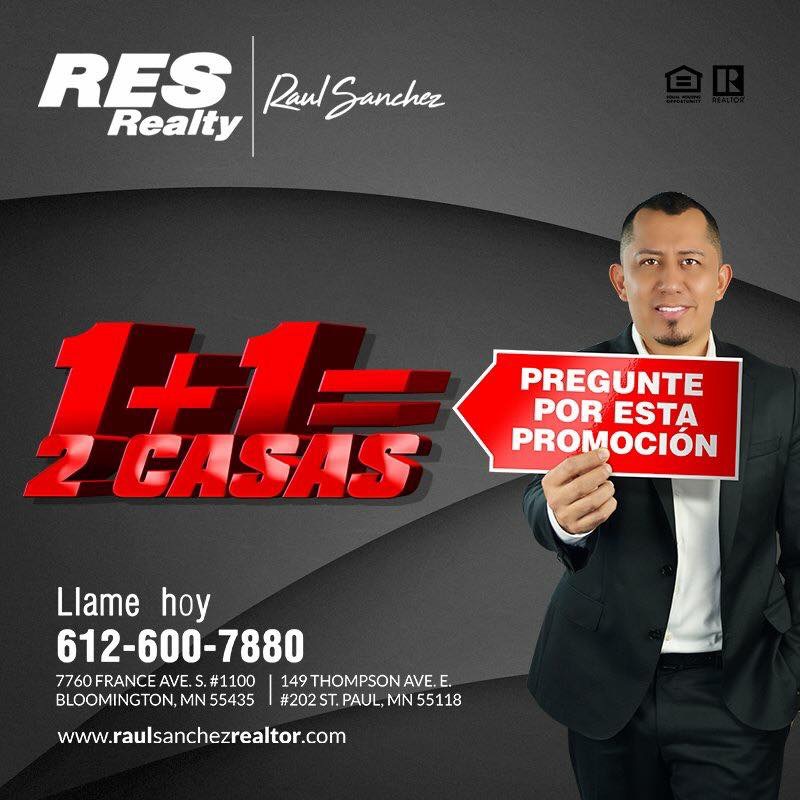 RES Realty - Raul Sanchez Group | 2806 W Broadway Ave, Minneapolis, MN 55411, USA | Phone: (612) 600-7880