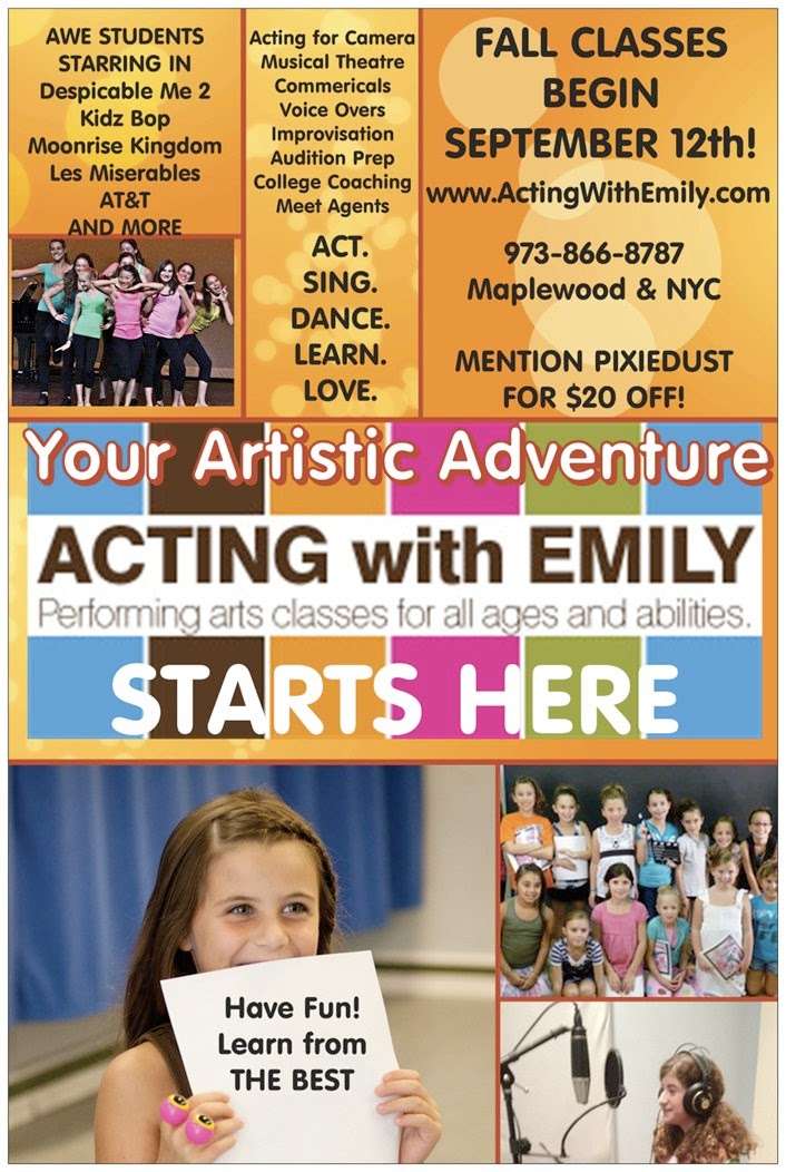 Acting With Emily | 94 Baker St, Maplewood, NJ 07040, USA | Phone: (973) 866-8787