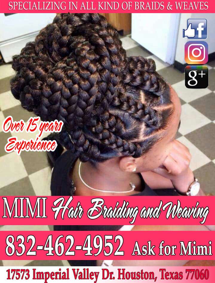 Mimi Hair Braiding and Weaving | 17573 Imperial Valley Dr, Houston, TX 77060, USA | Phone: (832) 462-4952