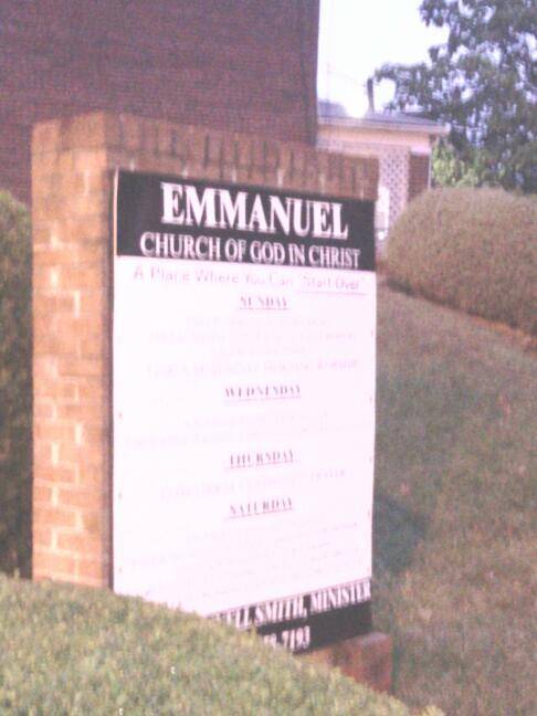 Emmanuel Church of God-Christ | 2600 Minnesota Ave SE, Washington, DC 20020, USA | Phone: (202) 575-2600